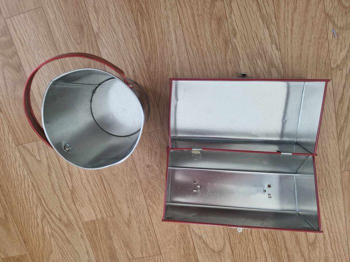 🚗🏁 Lot 2 rangements CARS – boîte + pot avec anse - photo numéro 2