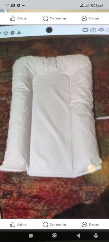 Matelas à langer neuf blanc uni