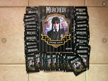 Panini - Mercredi ( Famille Addams ) - Album Neuf + 40 Pochettes Neuves