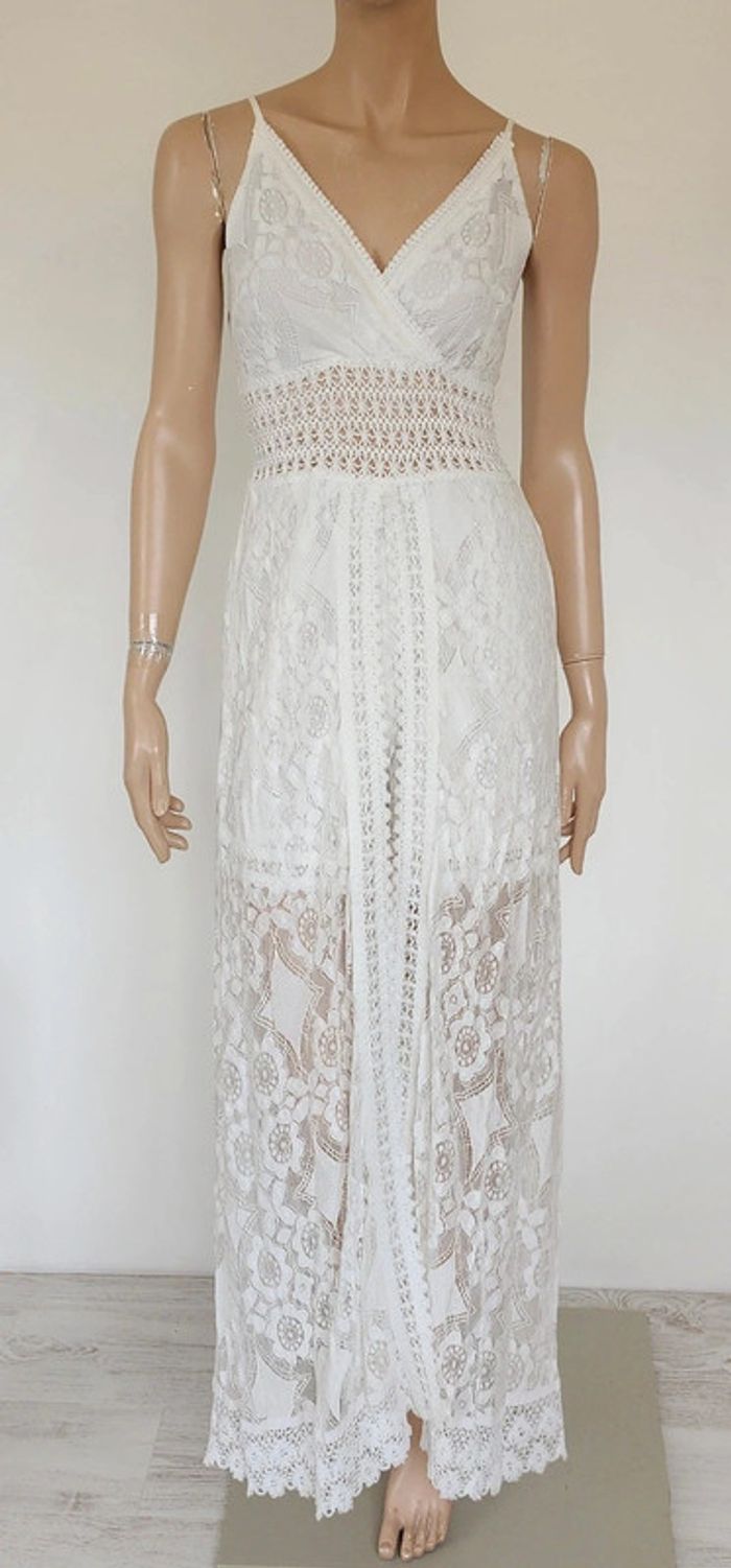 Robe short en dentelles T.M