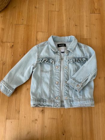 Veste en jean fille 18 mois