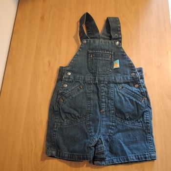 Salopette short en jeans 3 mois garçon Kiabi baby