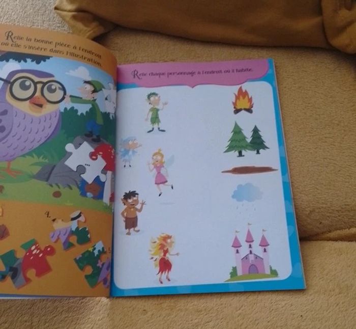 Les fées - mon dépliant d'activités: Jouer coller et colorier à volonté - photo numéro 6
