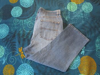 Jean LL Bean homme coupe Straight Classique style pantacourt Taille 46 W36 Bleu (J256)