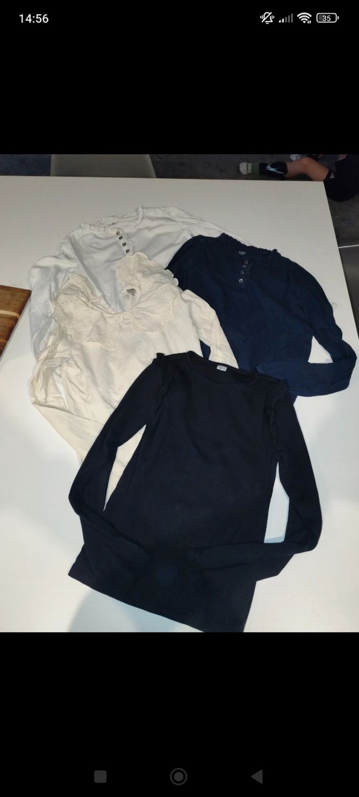 Lot tee shirts fille 12 ans