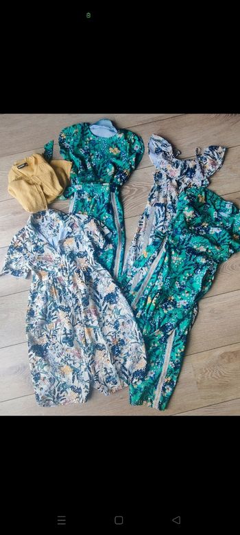 Lot combinaison et robe longue jbc 6/7ans