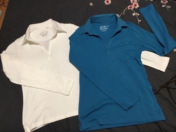 Tee shirt blanc et bleu esprit