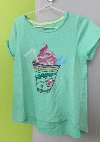 T shirt fille miss liberto 6 ans glace