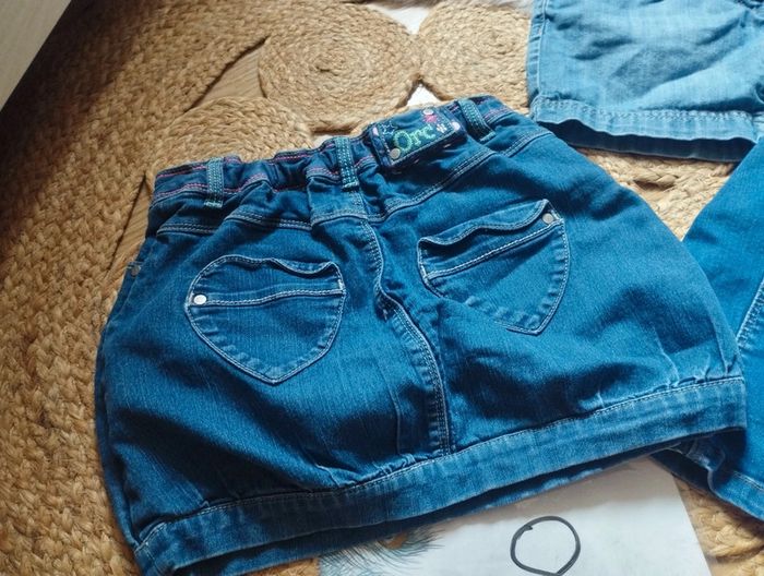 Lot jupes en jean 8ans - photo numéro 7
