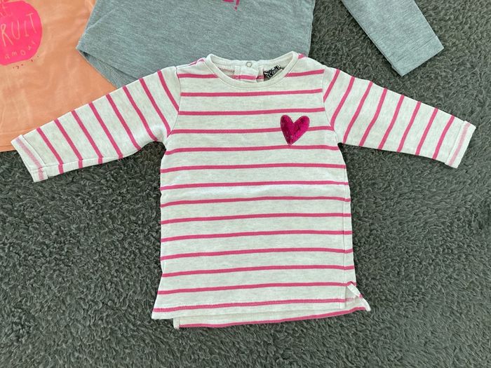 Lot de 4 tee-shirts ML 6 mois - photo numéro 4