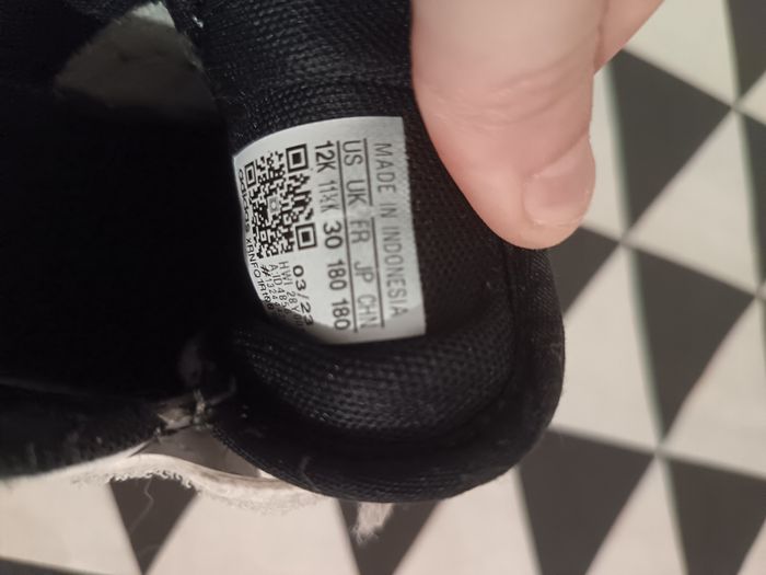 Basket pointure 30 blanche adidas - photo numéro 7