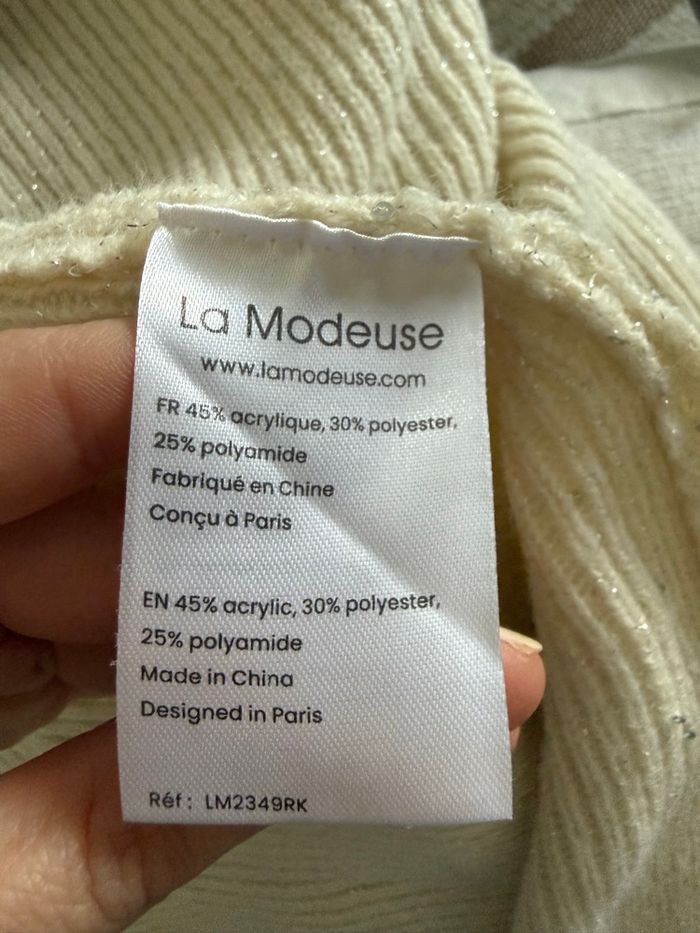 Robe longue / Épaule dénudée / Crème - photo numéro 6