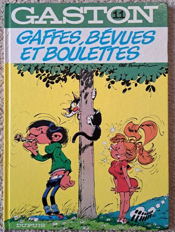 📚 BD Gaston tome 11 Gaffes, bévues et boulettes - 1988