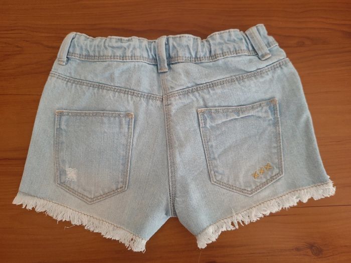 Short jeans effet usé - photo numéro 2