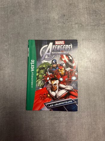 Livre la bibliothèque verte, Marvel Avengers, les usurpateur