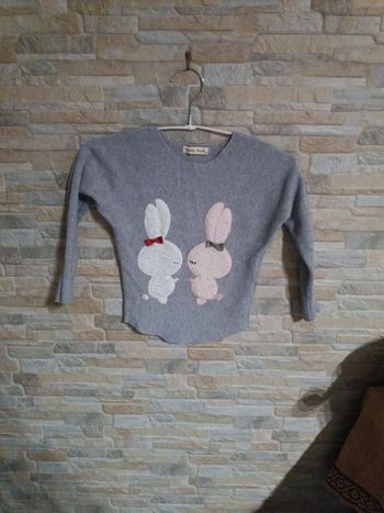 Robe pull grise Trendy Style 4A