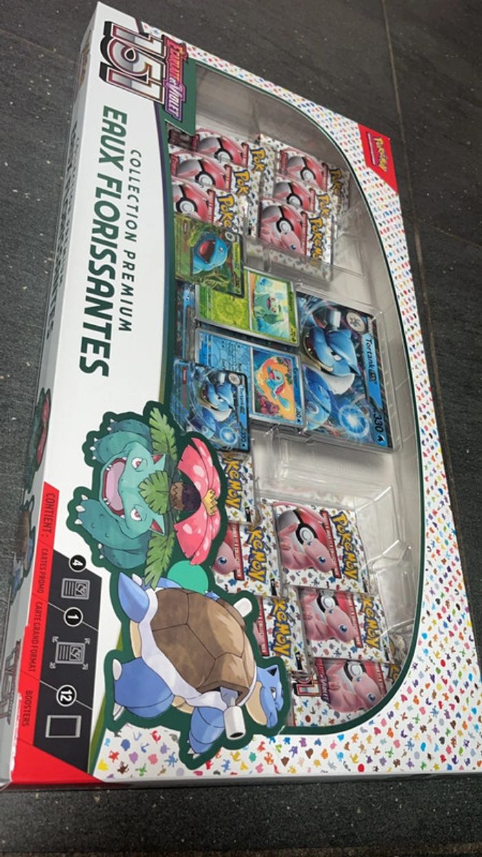 [NEUF] Coffret Pokémon Tortank 151 eaux florissantes EV3.5 FR - photo numéro 2