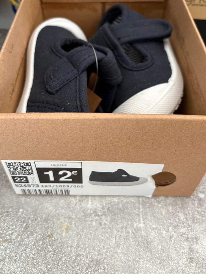 Chaussure kokin t 22 bleu marine - photo numéro 5