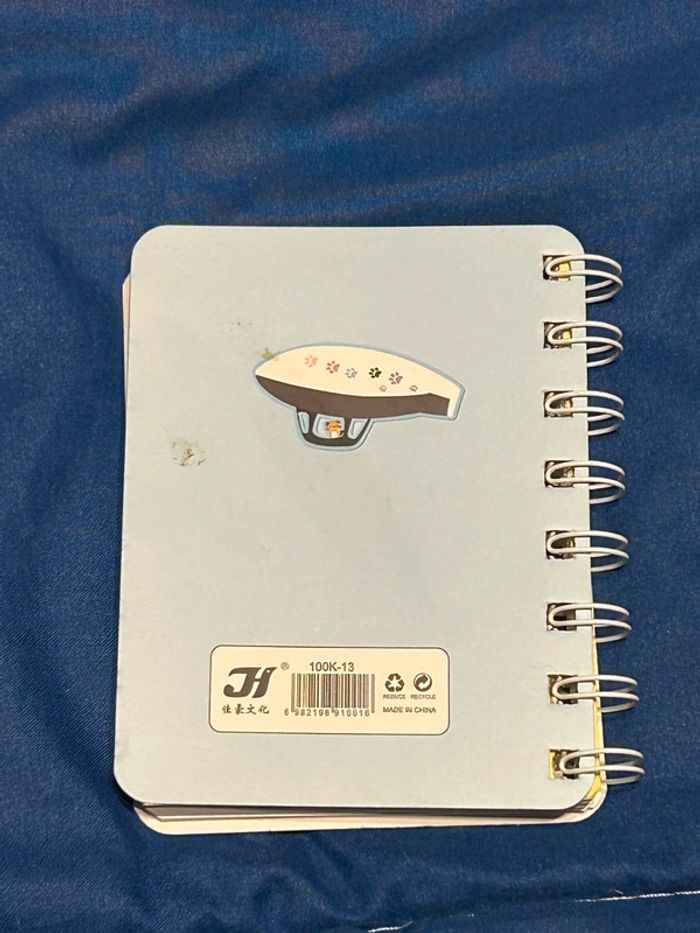 Mini carnet à spirales 10,5x8 cm - photo numéro 2