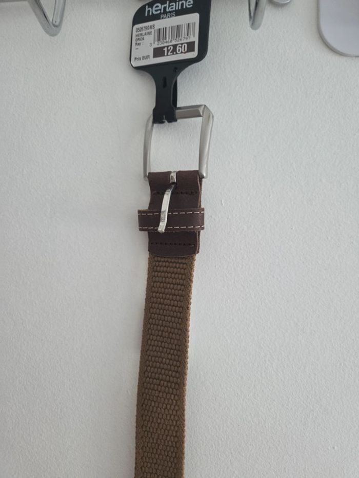 Ceinture élastique marron - photo numéro 3