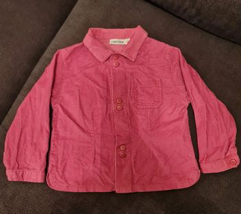 Chemise en velours obaibi