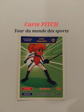 Carte PITCH - Tour du monde des sports n° 26 - Escrime - France