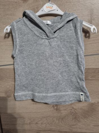 Pull sans manche kitchoun 9 mois