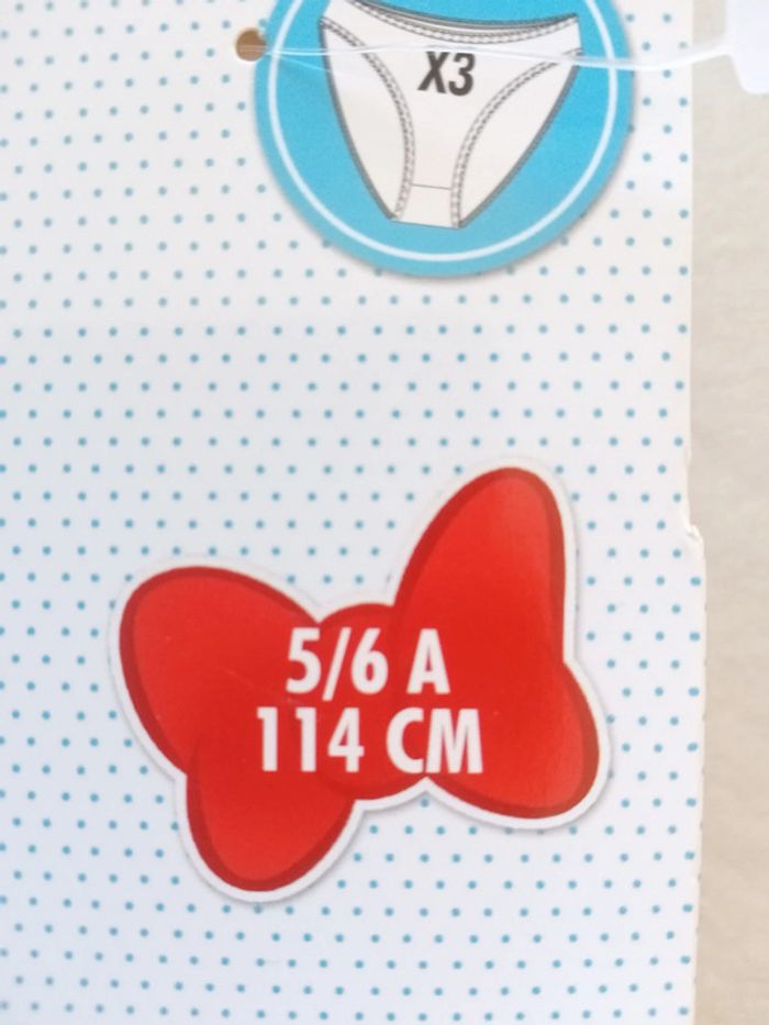 3 Culottes fille 5/6 ans Minnie - photo numéro 5