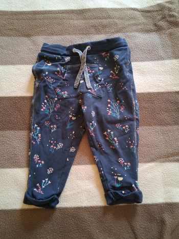 Pantalon gemo fleurie