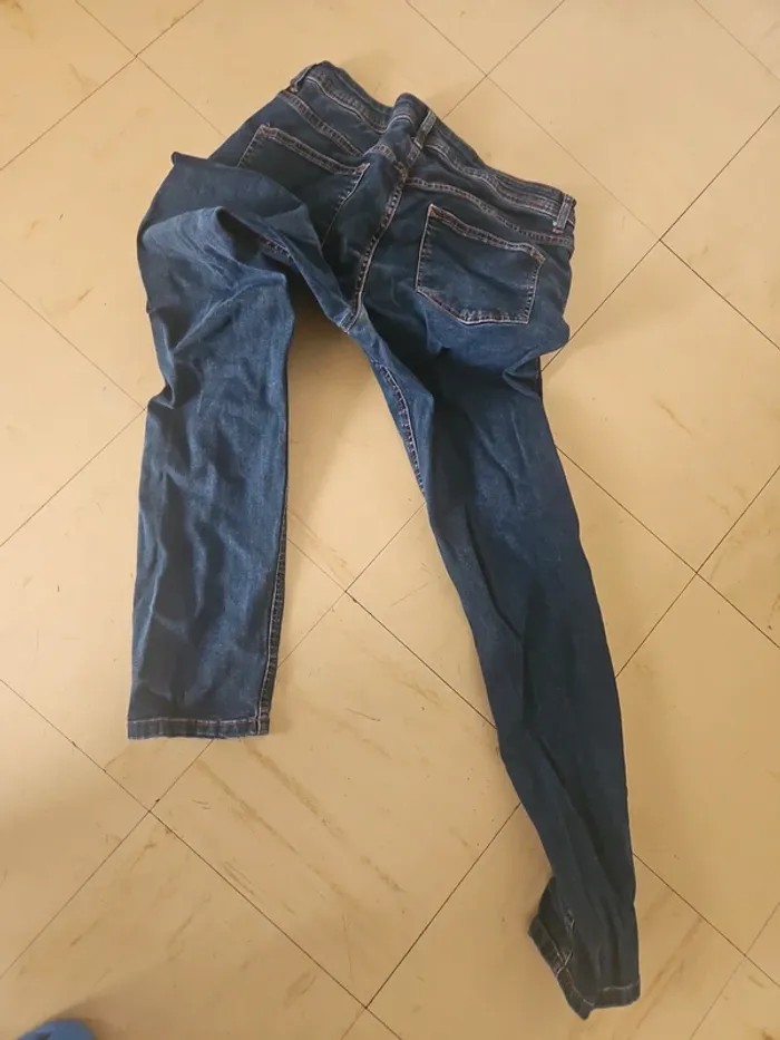 Jeans bleu foncé - photo numéro 11
