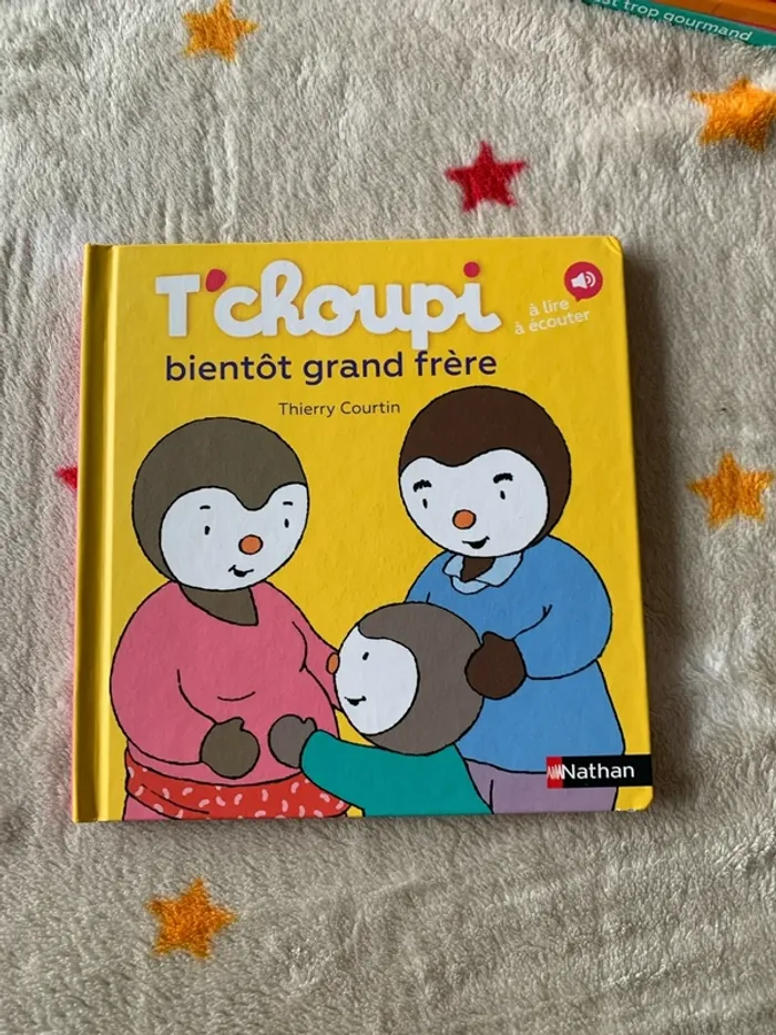 T’choupi bientôt grand frère en livre à lire à écouter très bon état
