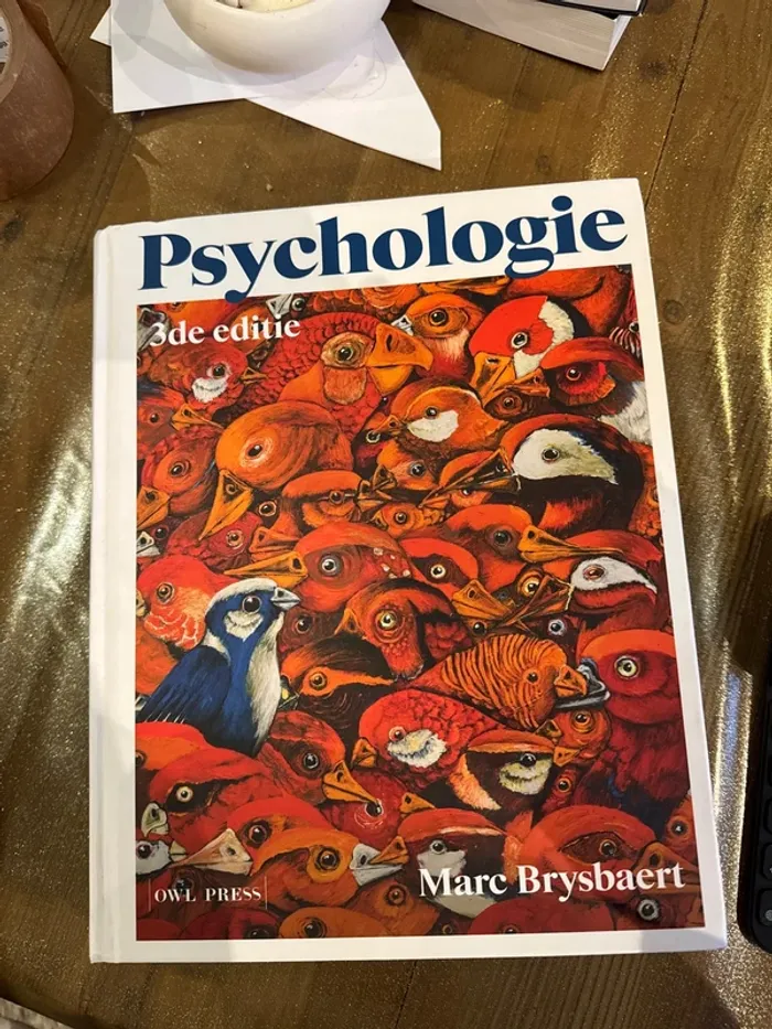 Livre, psychologie 3de editie Marc brubaert