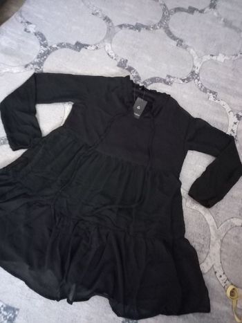 Robe courte ou blouse longue fluide