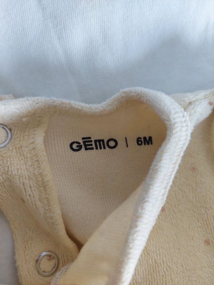 Pyjama velour bébé 6 mois - photo numéro 3