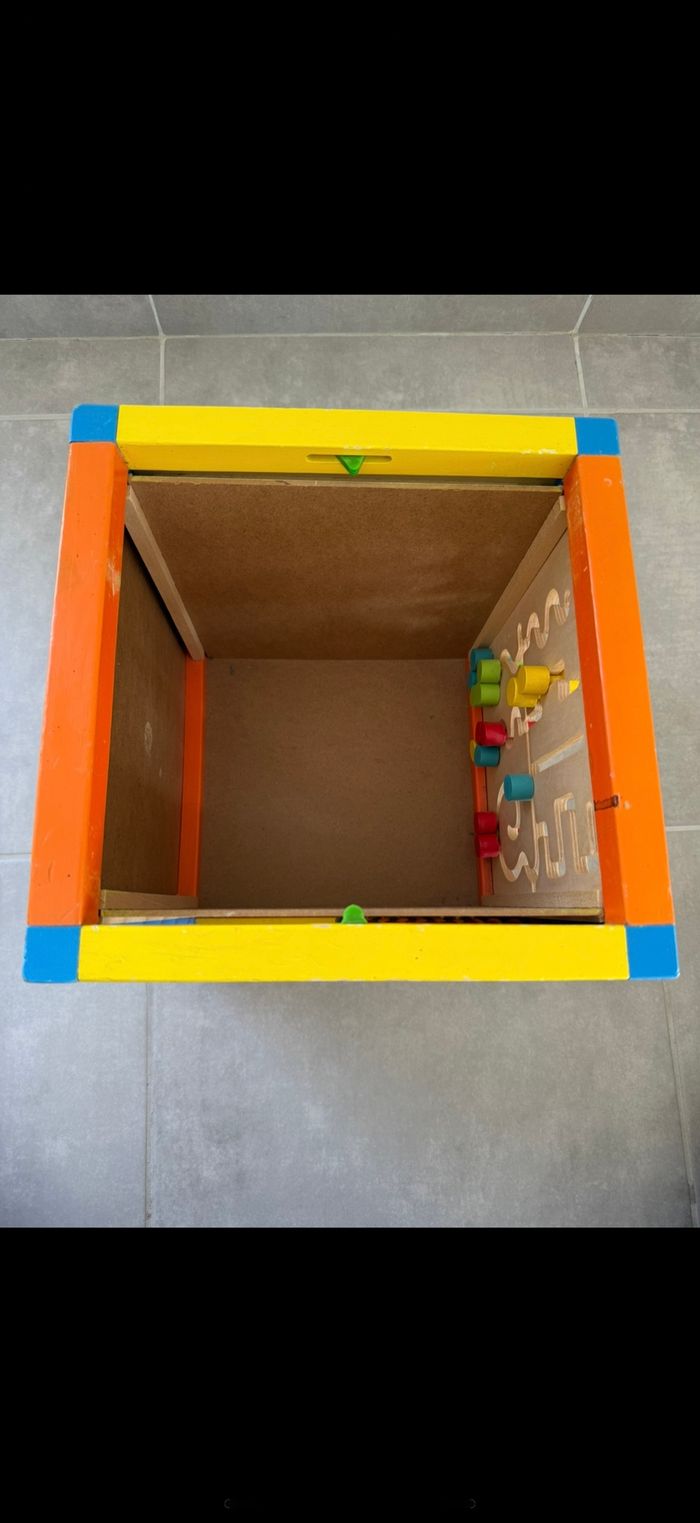 Gros cube activité en bois - photo numéro 10