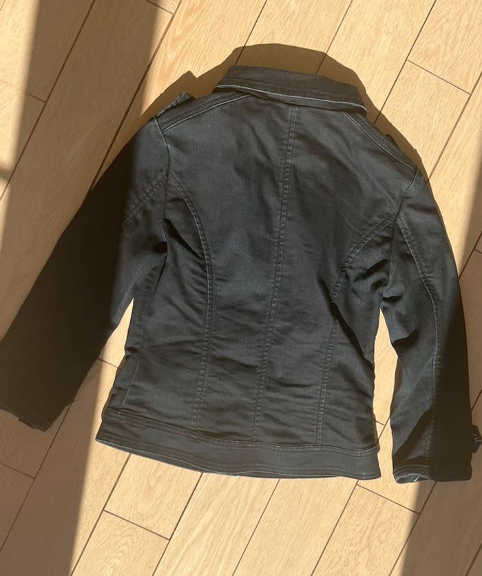 Veste près du corps cintrée asymétrique vintage - photo numéro 13