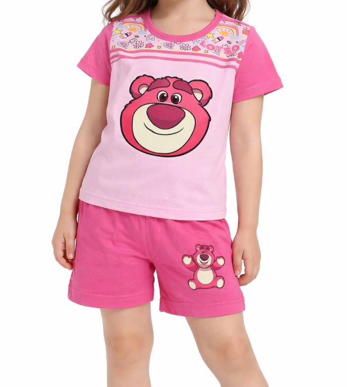 Pyjama été, pyjashort Lotso, toy story, neuf, taille 6 ans - photo numéro 1