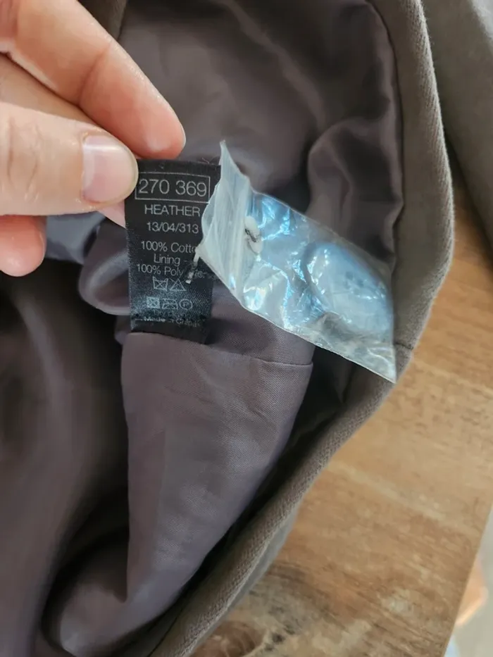 Veste manteau parka grise très bon état taille 42 M&Co - photo numéro 4