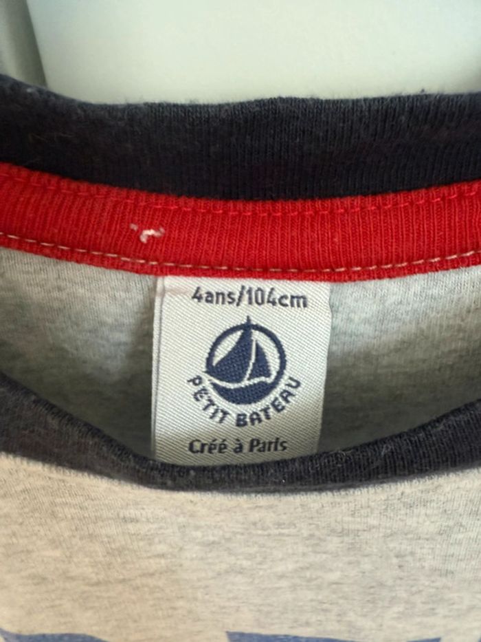 T-shirt 4 ans petit bateau - photo numéro 4