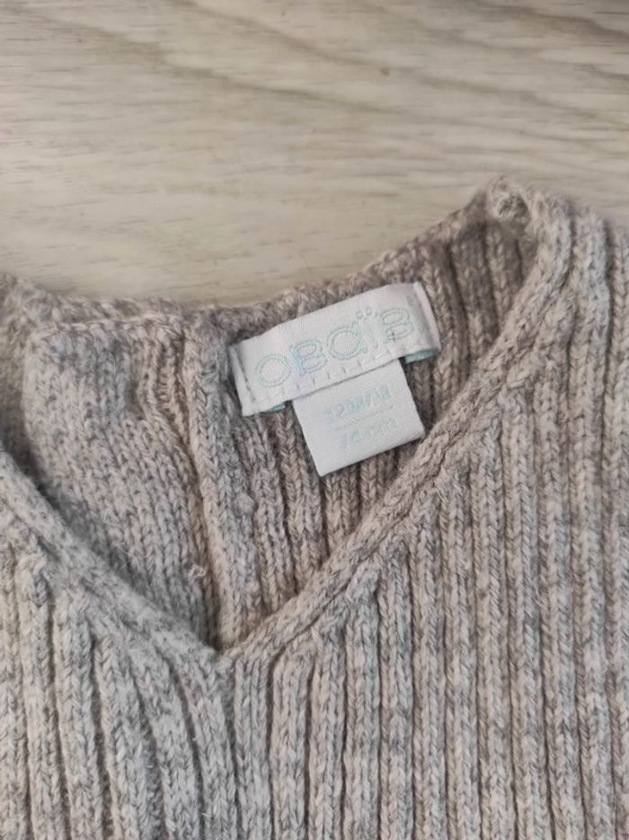 Pull sans manche fille 12 mois - photo numéro 3