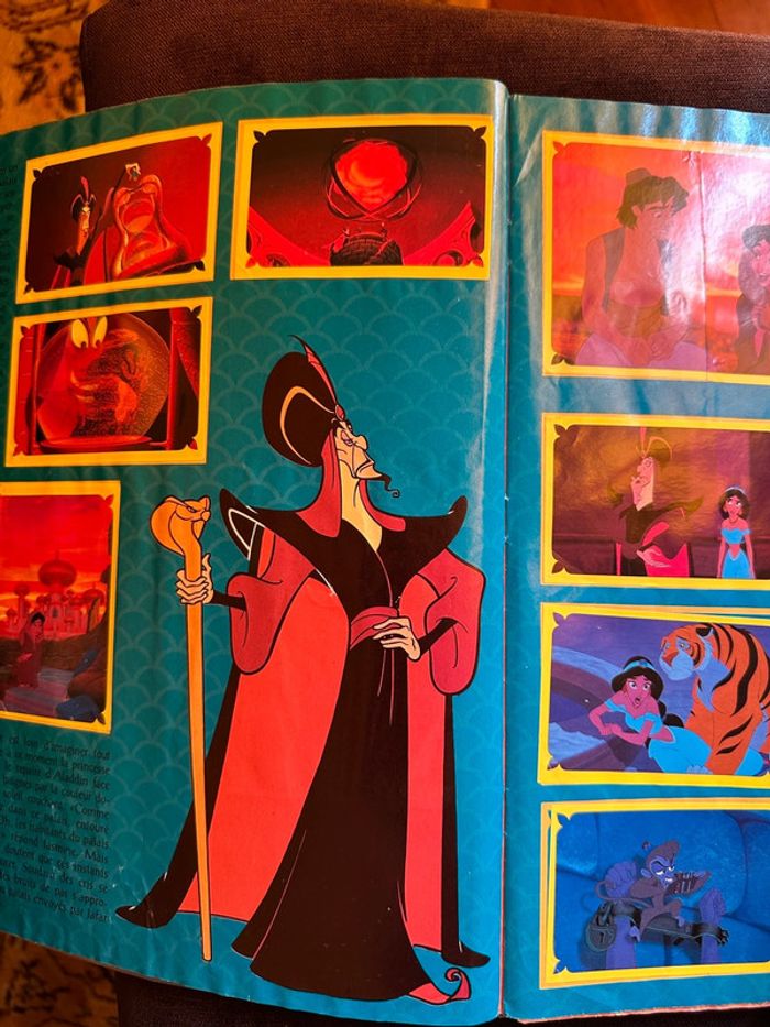 album Panini complet Walt Disney Aladdin Jasmine princesse autocollants ancien stickers - photo numéro 7