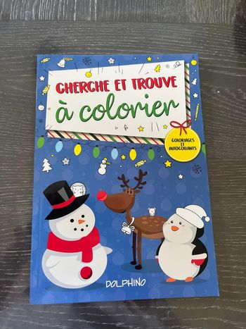 Neuf Cherche et trouve - coloriages et autocollants Noël