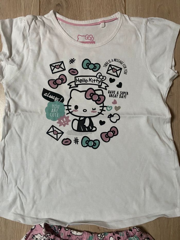 Pyjama short fille hello kitty 8/10 ans - photo numéro 2