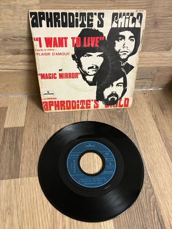 Vinyle 45 tours-Aphrodite’s child-I want to live
