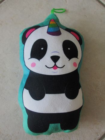 Petit coussin peluche panda