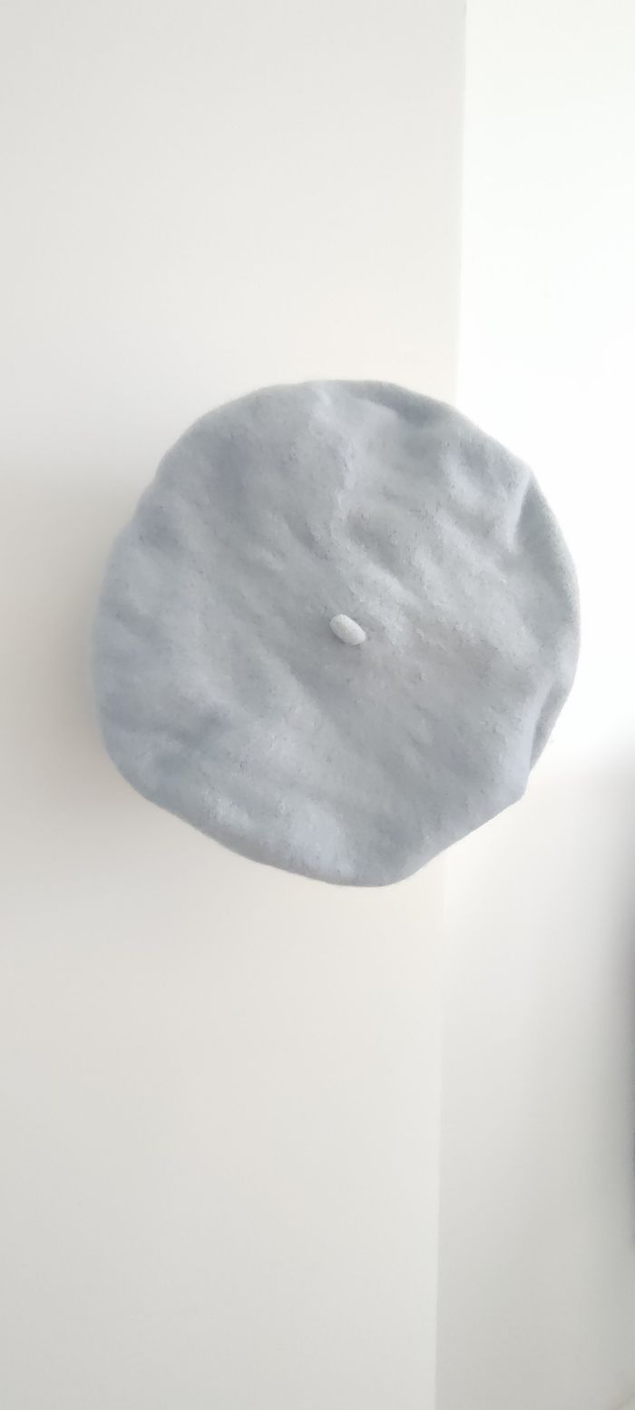 Béret bleu ciel en laine - photo numéro 4