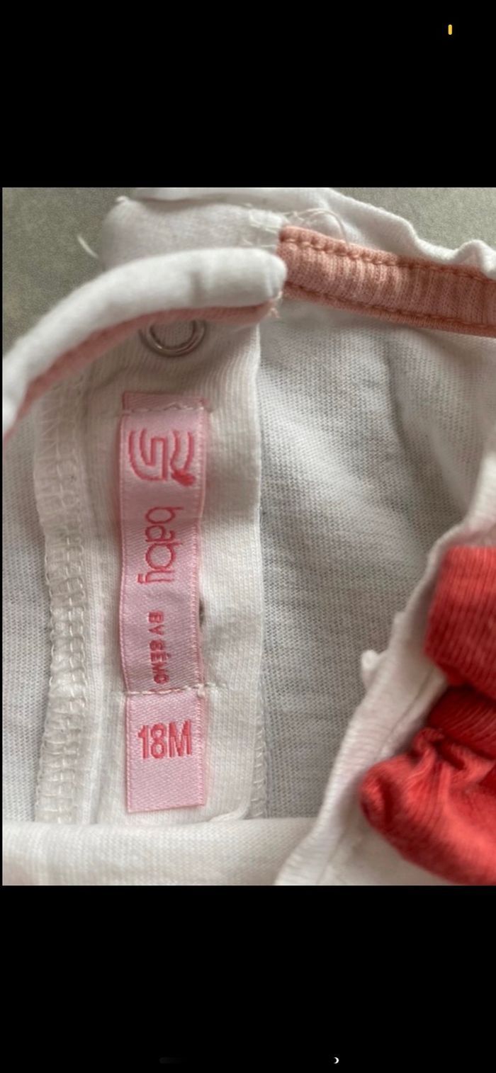 Tee shirt manches longues LOVE 18 mois - photo numéro 5