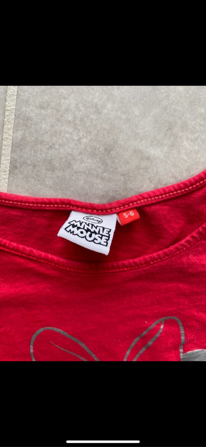 Tee shirt manches longues Minnie Disney 6 ans - photo numéro 6
