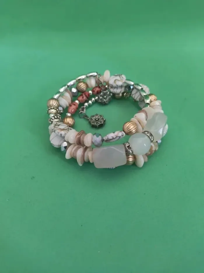 Bracelet spirale pierres - photo numéro 2