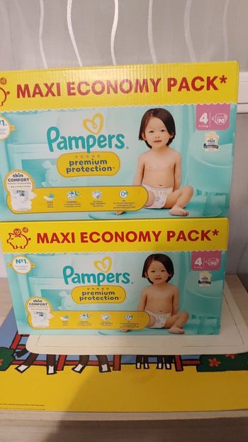 Lot 2 cartons couches premium t4